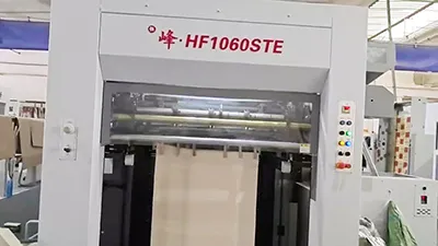 Troqueladora con estampado en foil automático de cama plana (trabajo pesado), HF-1060STE