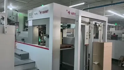 Troqueladora de cama plana para cajas de regalo