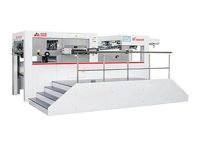 Troqueladora con plegado automático de cama plana (trabajo pesado)